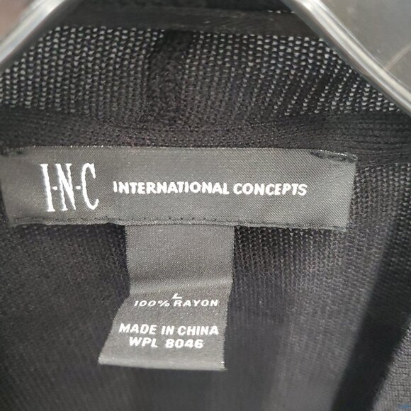 INC International Concepts Open Front Long Sleeve Cardigan Sweater - Picture 2 of 4